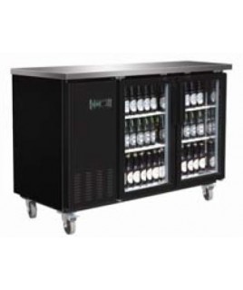 49" Back Bar Bottle Cooler w/ Glass (Serv-Ware)